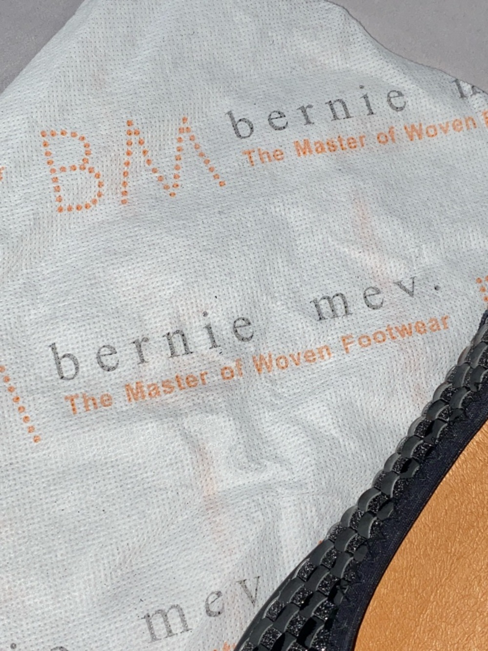 NEW bernie mev. WO 8(EU39) CATWALK Black SPARKLY Woven Patent Ballet Flats - Picture 2 of 11